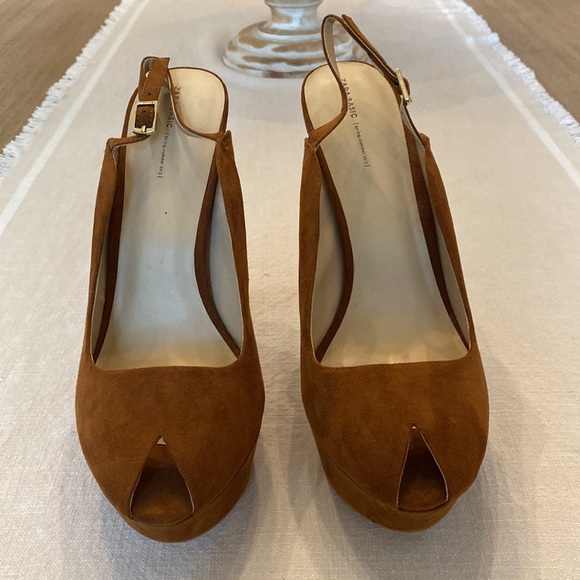 Zara platform suede heel - Picture 2 of 4